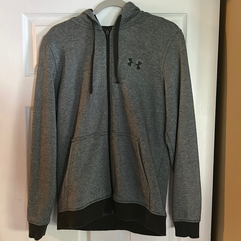 Under Armor Grey/green jacket Size Medium